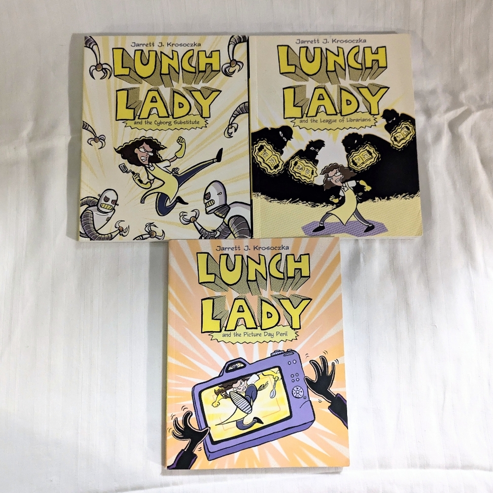 Lunch Lady Series Books by Jarrett Krosoczka